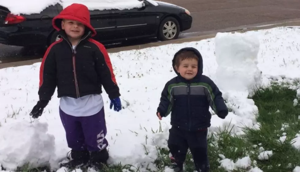 My Grandsons Made a Snowman for a Mother&#8217;s Day Gift [PICTURES]