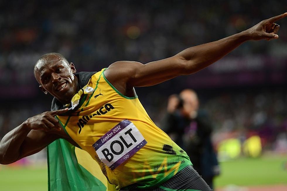 Classy Usain Bolt Stops Interview to Honor Our National Anthem [VIDEO]