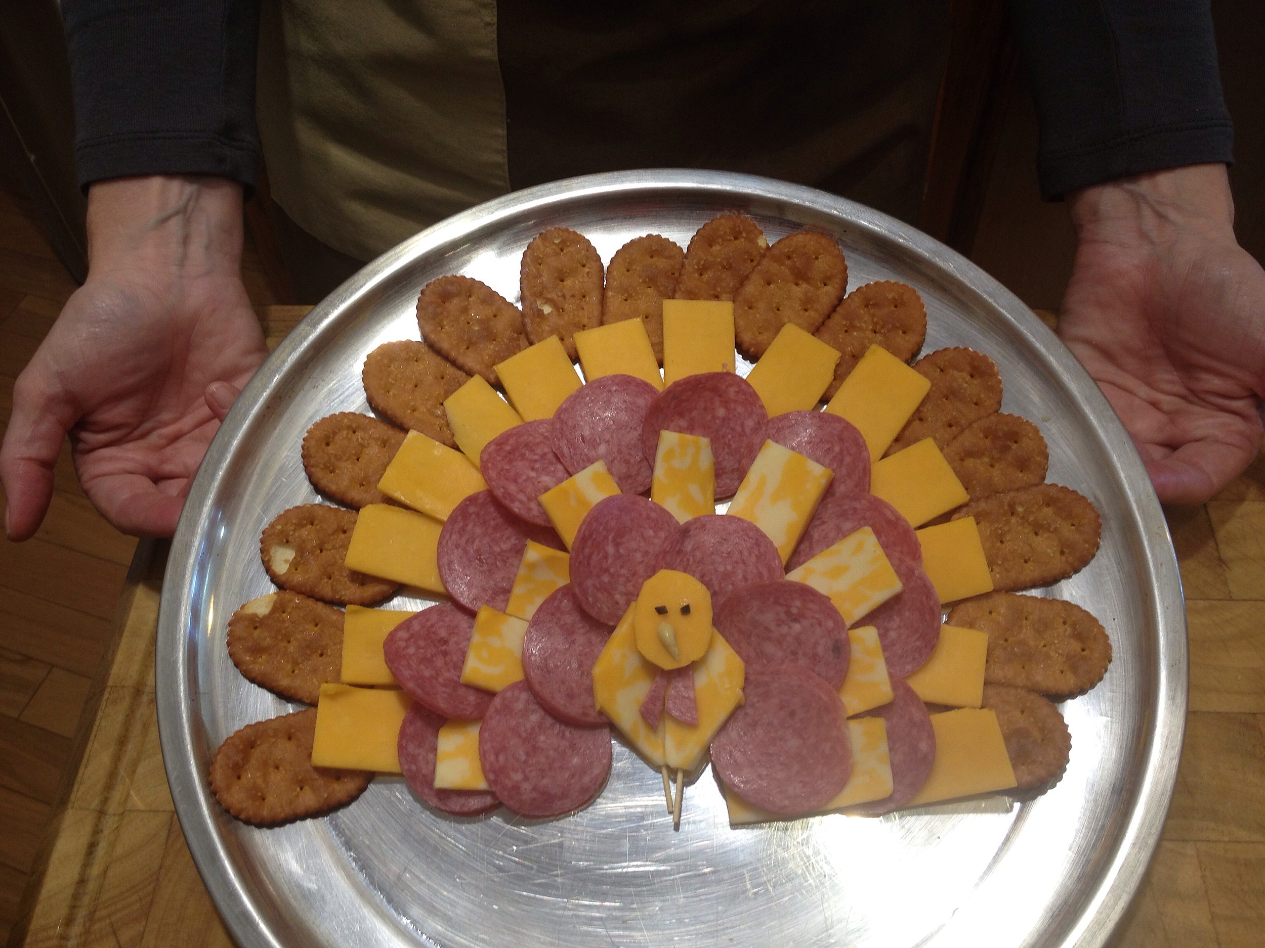 turkey cheese tray