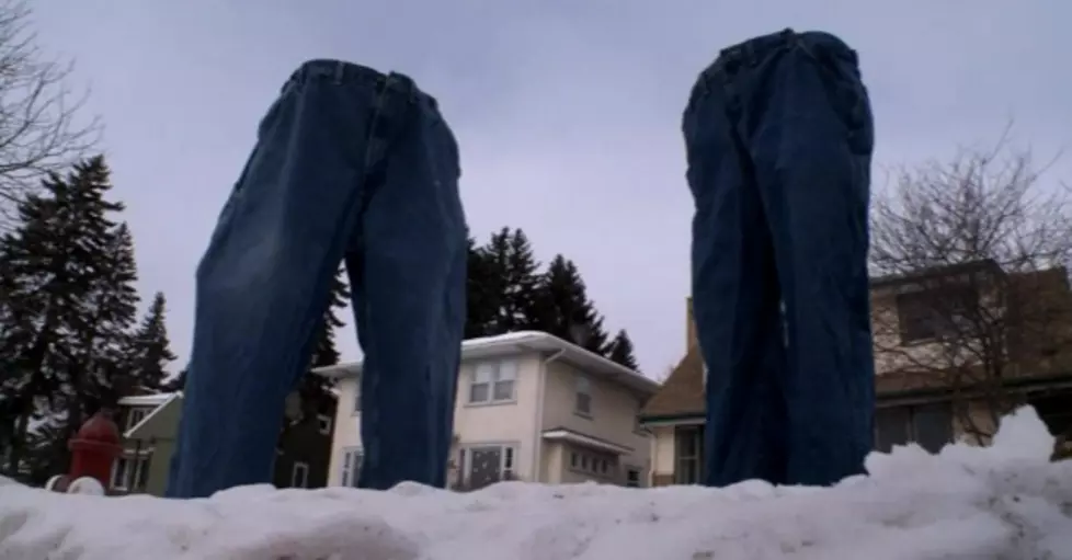 Frozen Pants Pop Up in Minneapolis