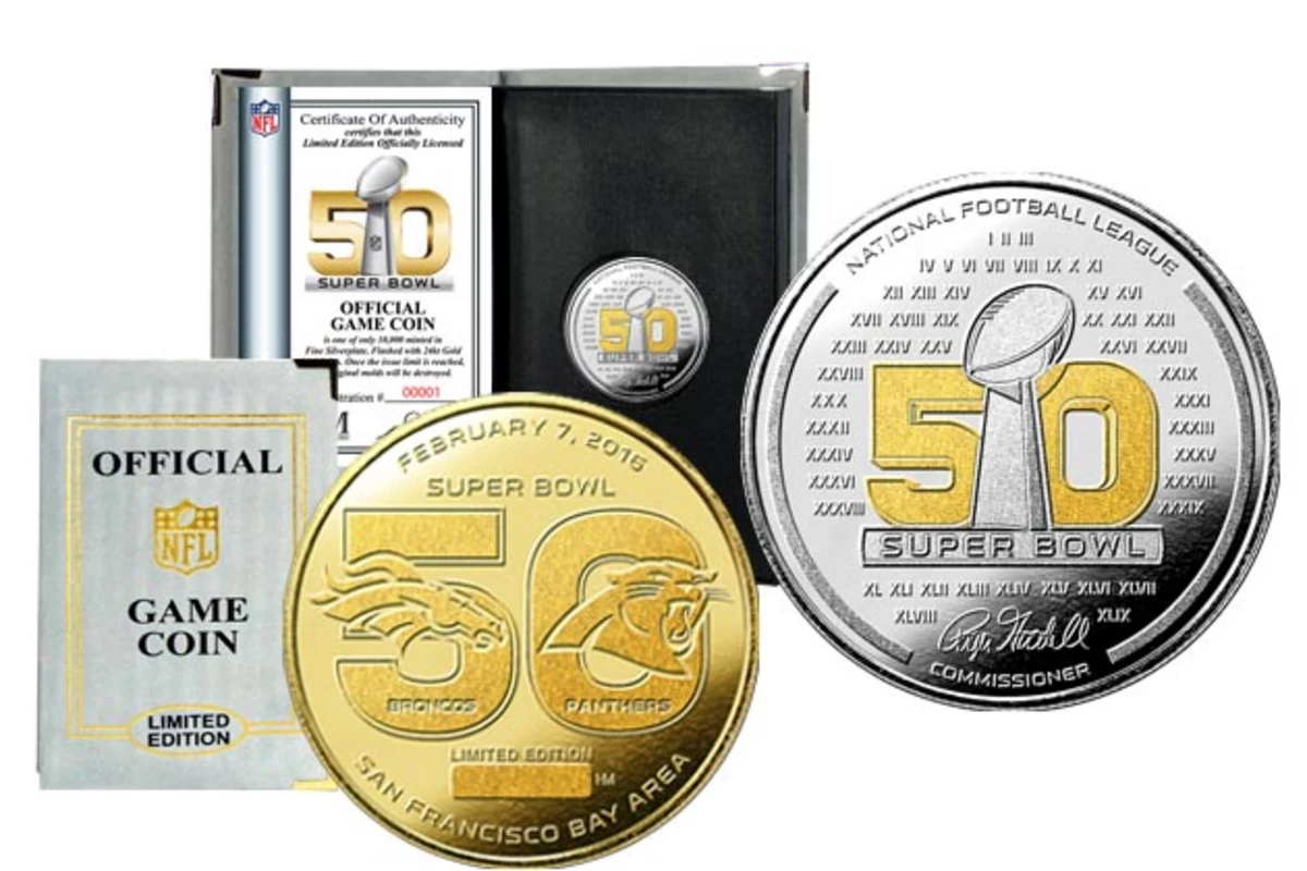 You Can Buy the Coin That Will Be Flipped in Superbowl 50