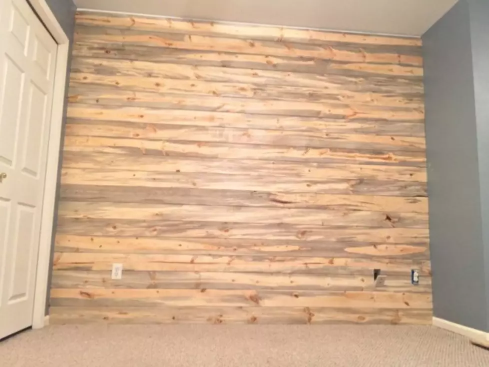 My Blue Pine Accent Wall And Time Lapse Video Of The Build
