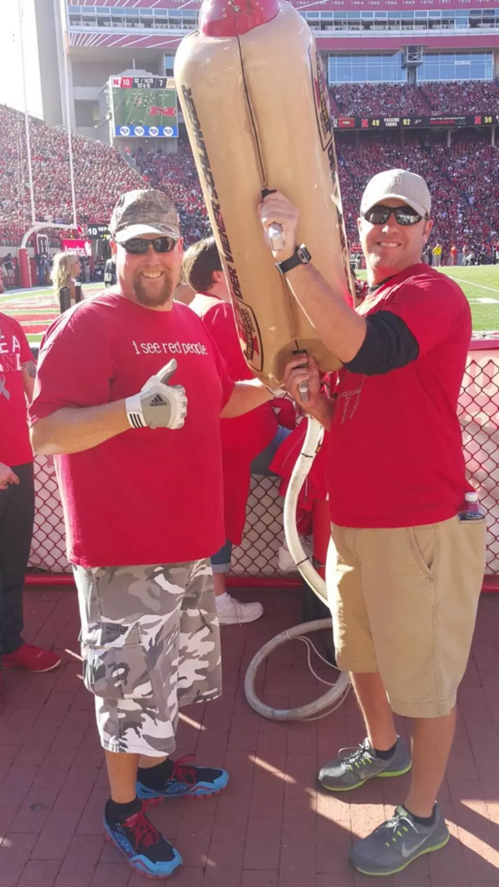 A Father&#8217;s Pride &#8211; My Son Fired the Wiener Cannon at the Husker&#8217;s Game [PICTURES]