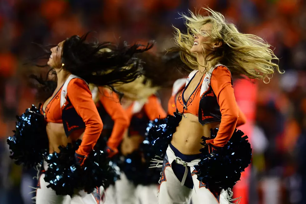 Denver Broncos’ Cheerleaders Cheer for the Troops