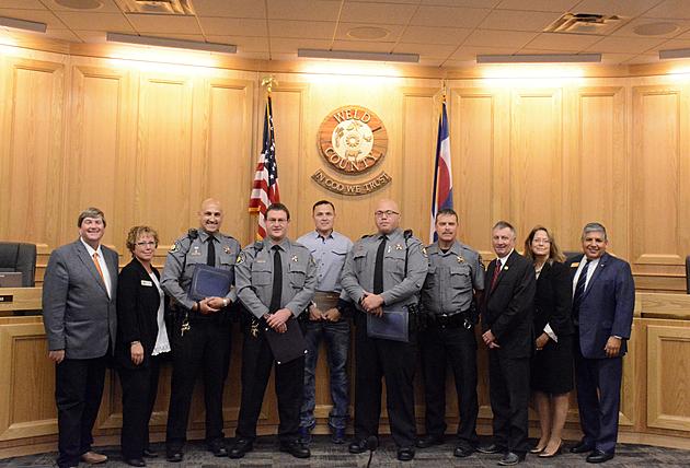 Weld County Commissioners Recognize Deputies for Life Saving Efforts