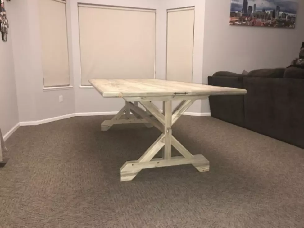 I Finally Finished My DIY Harvest Dining Room Table