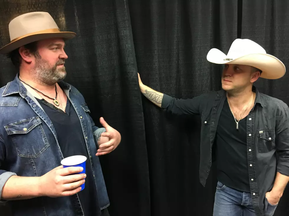 Lee Brice and Justin Moore Get Into Argument at Budweiser Events Center