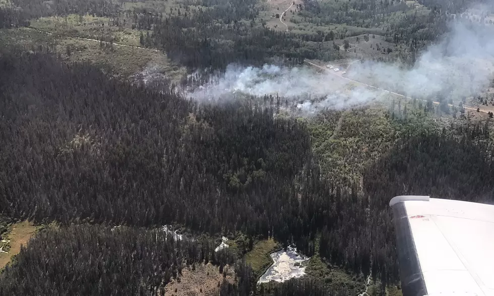 Johnson Creek Fire Burning Near Colorado/Wyoming Border