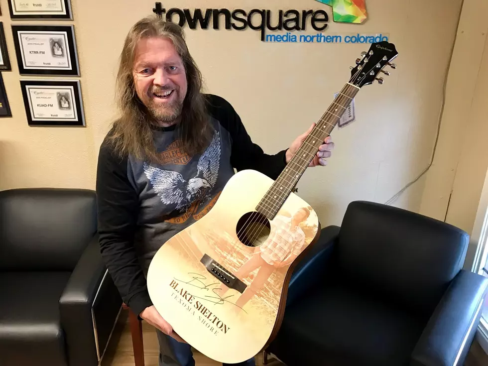Very Rare Blake Shelton Autographed Guitar in Saturday's Auction