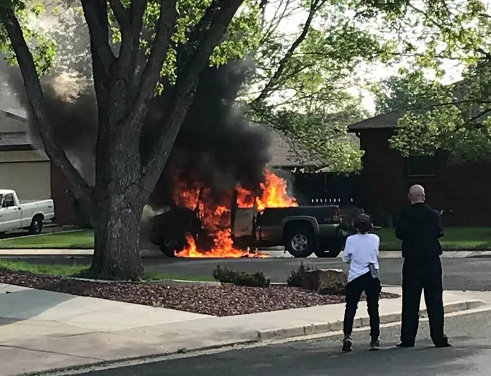 Raging Truck Fire Extinguished in Loveland [VIDEO]