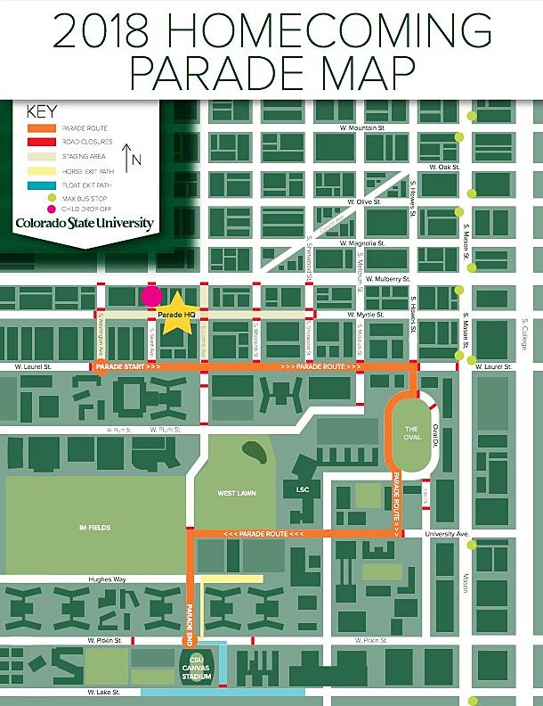 Csu Homecoming Parade Will Have New Route In 2018