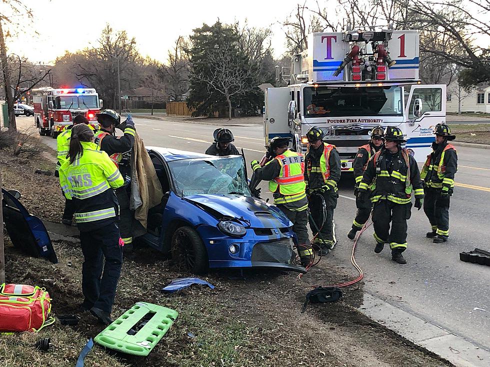 Poudre Fire Extracted Driver After Monday Crash