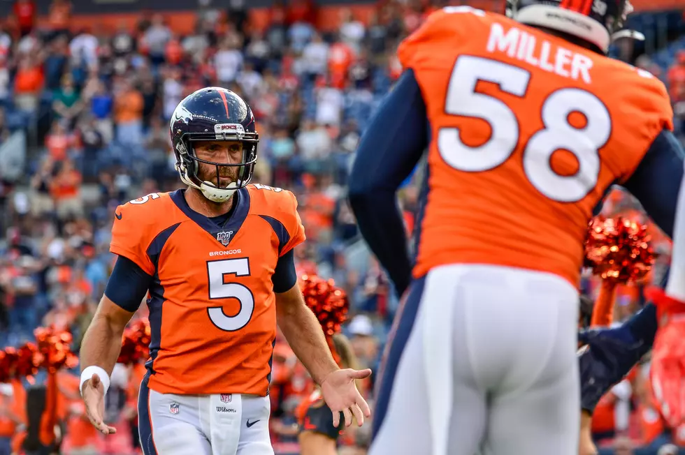 No Joe: Broncos' Flacco Inactive for Sunday's Game