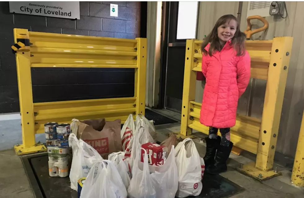 Loveland 7 year-old’s Business Donates Food to Local Food Bank