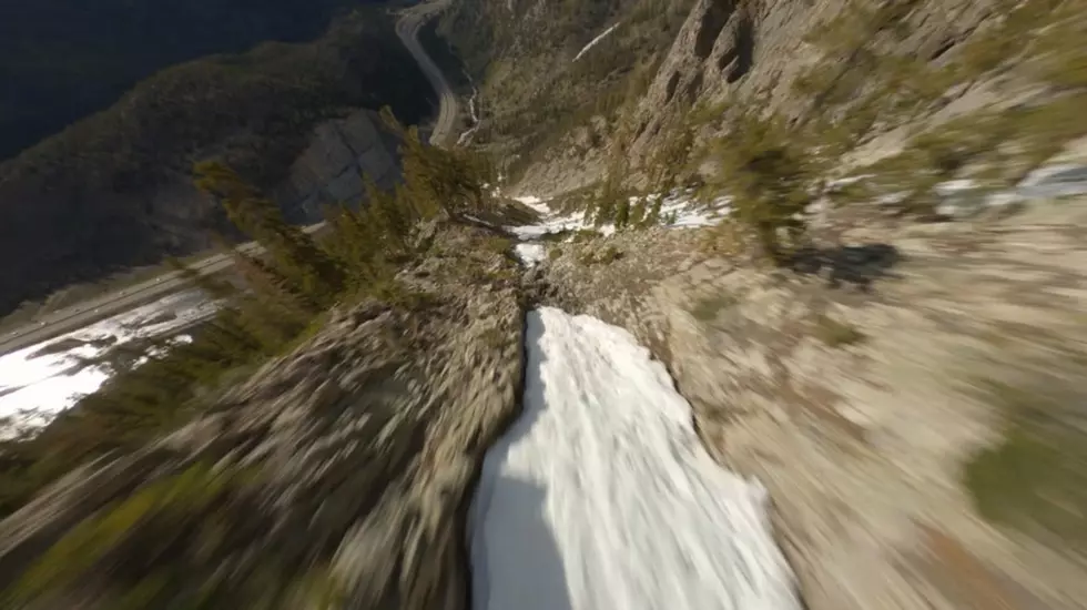 Fly Down a Colorado Avalanche Path to I-70 at 80+ MPH