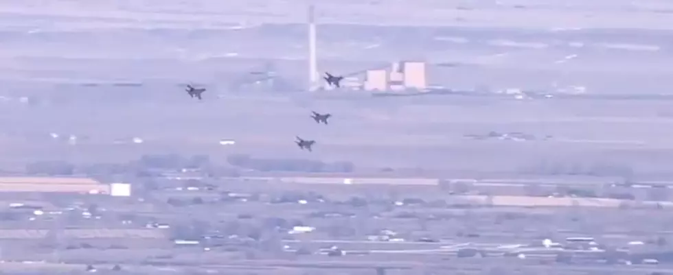 WATCH: F-16 Planes Fly Over Loveland For Veteran's Day