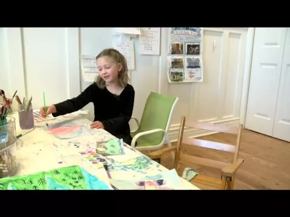 6-Year-Old Denver Area Girl Sells Paintings To Help Homeless