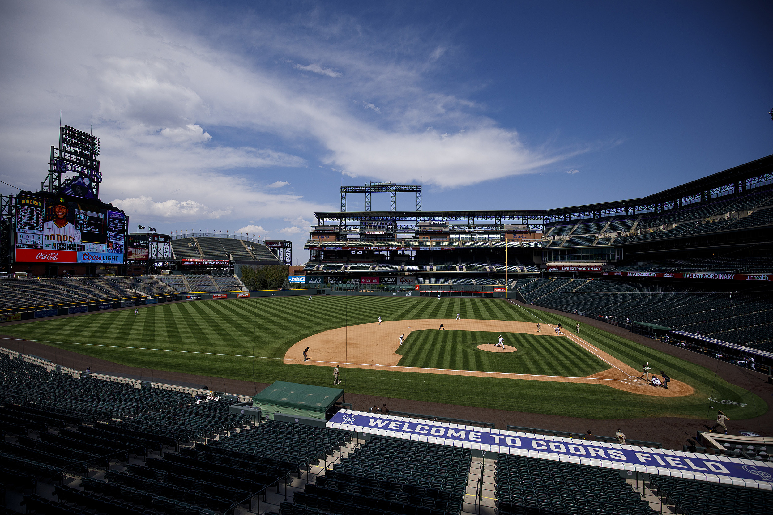 Colorado Rockies host San Diego Padres in home opener at Coors Field