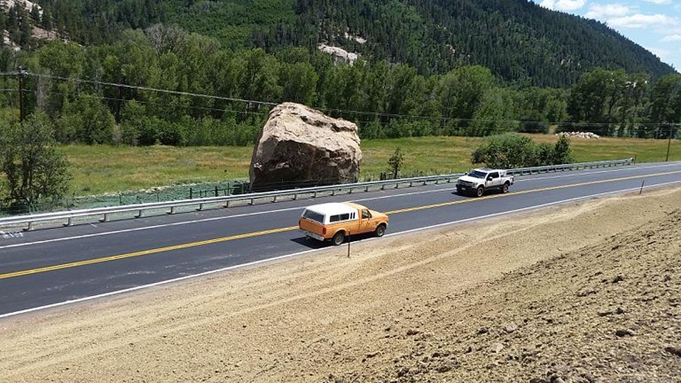 What's The Deal With The Giant Boulder Along CO Highway 145?