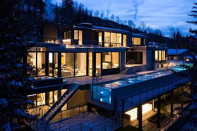 This $45 Million Vail Colorado Home Has a 75-Foot Glass Bottom Pool