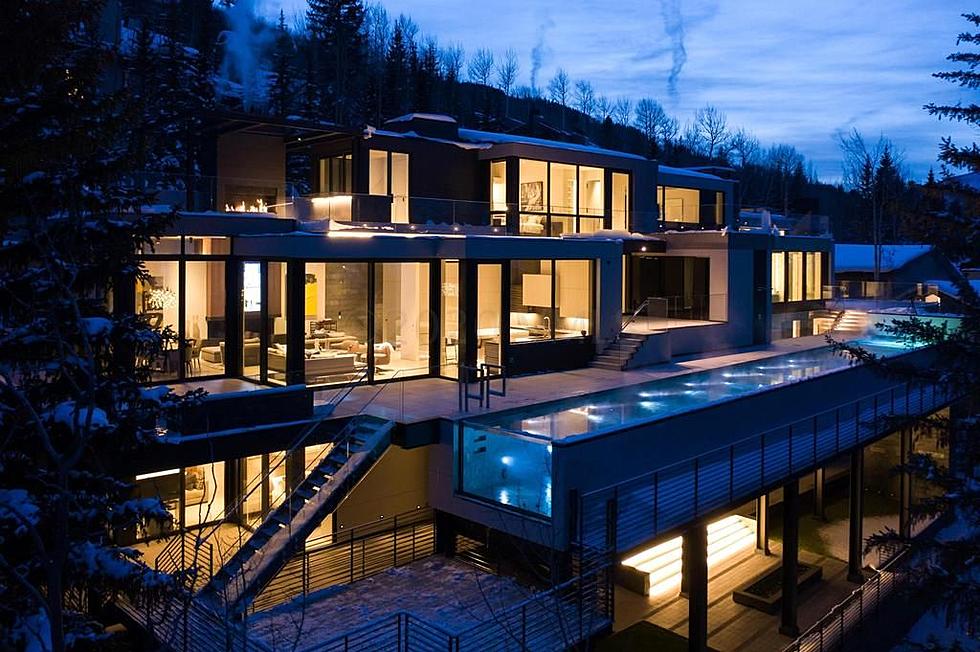 This $45 Million Vail Colorado Home Has a 75-Foot Glass Bottom Pool