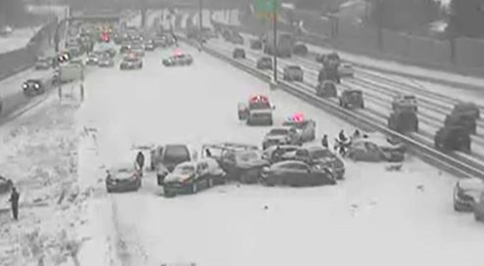 Over 50 Cars Involved In Separate Pileups In Colorado On I-25