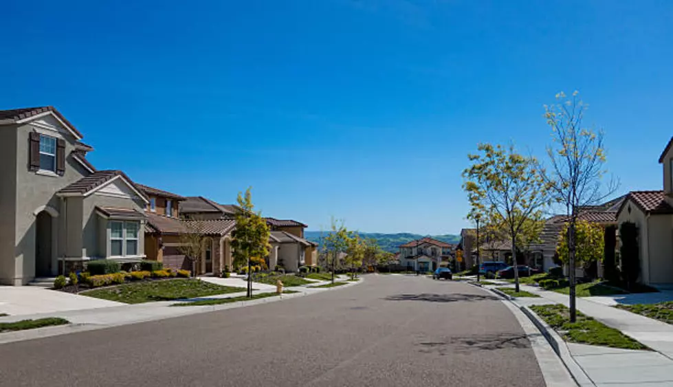 Suburban Homes and street