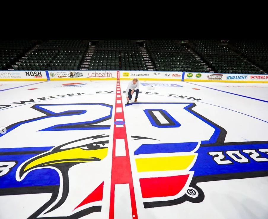 Watch Ice Gets Built For 20th Season Of Colorado Eagles Hockey