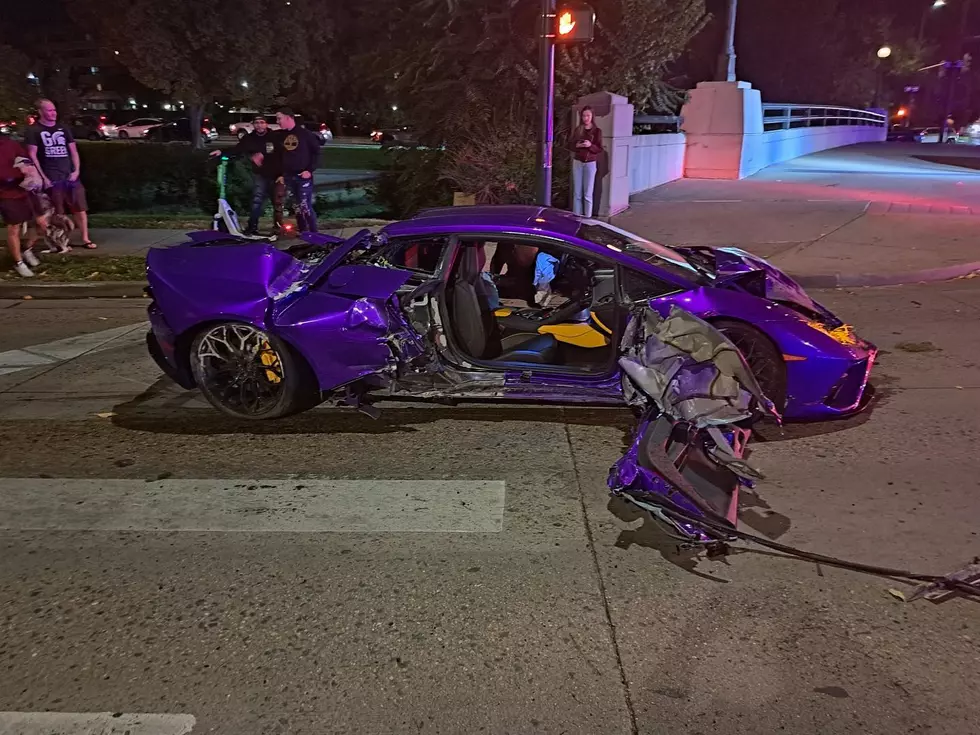 2 Lamborghinis Destroyed in Downtown Denver Accident Last Night