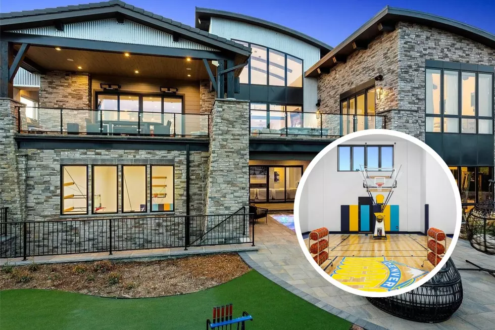 This $5 Million Castle Rock Home Has a Nuggets Basketball Court