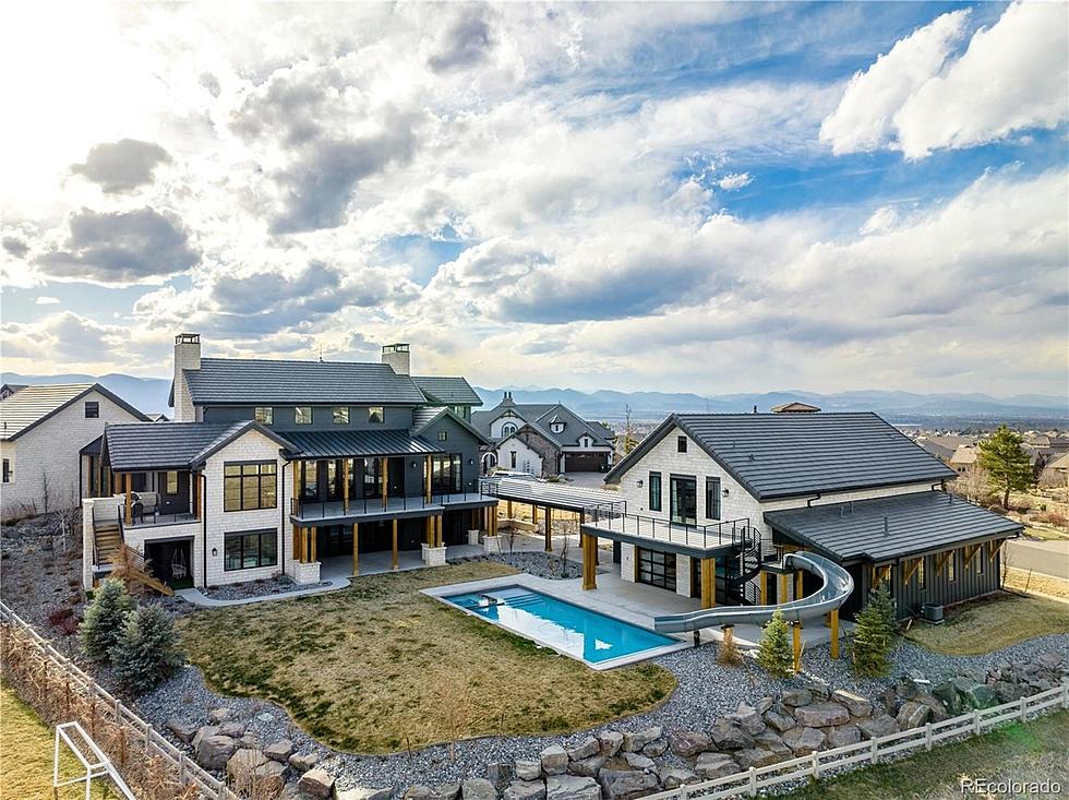This Colorado Home has a Huge Water Slide in the Backyard
