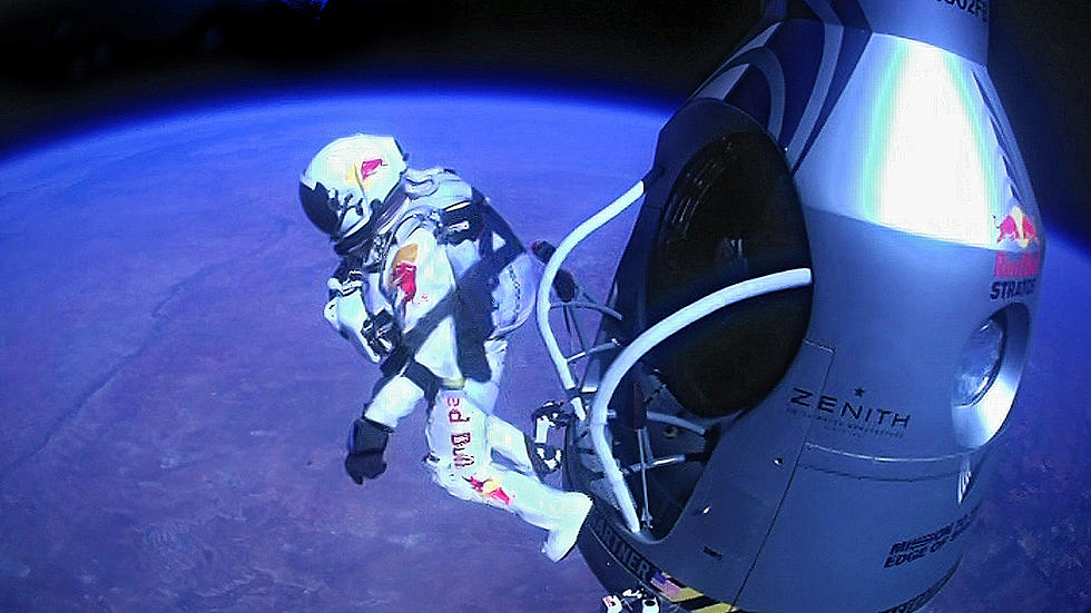 Sunday A Man Is At The Edge Of Space And Jumps