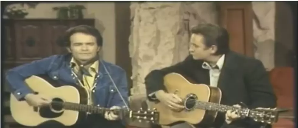 Merle Haggard And Johnny Cash Together In 1970. Crank It Up!
