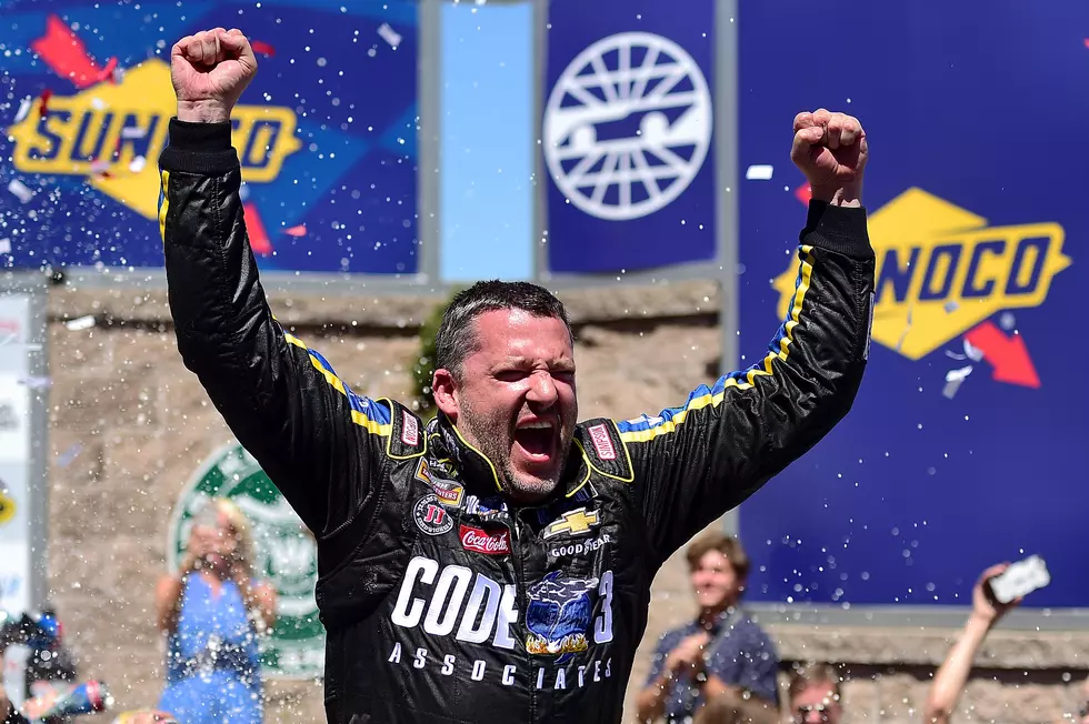 Tony Stewart Wins NASCAR Thriller at Sonoma