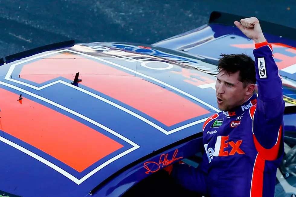 Denny Hamlin Wins Monster Energy NASCAR Cup Series Race at New Hampshire Motor Speedway