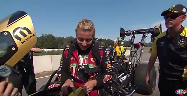 Woman Racer Goes Fastest in History