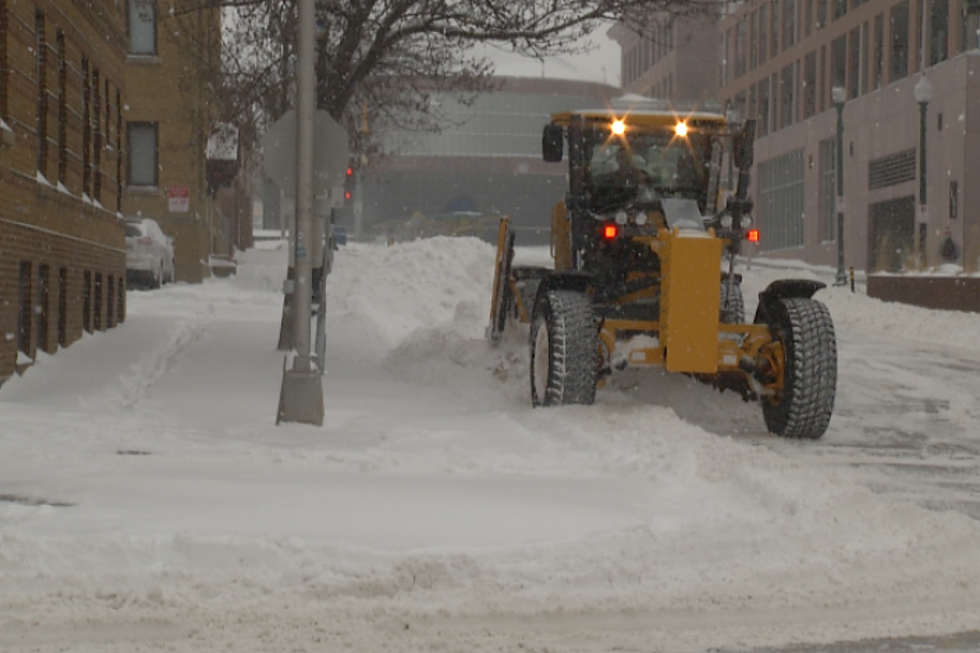 Snowplow Drivers Work Long Hours After Weekend Storm