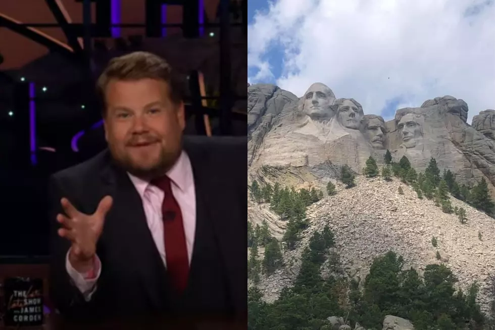 James Corden Takes His Shot At "Mount Trumpmore"