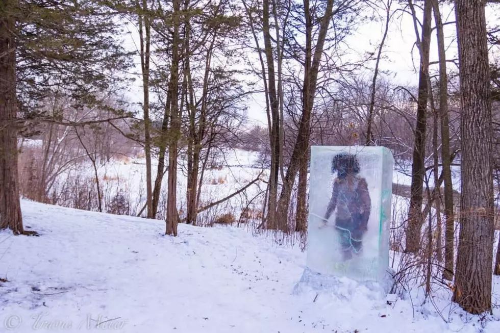 Frozen ‘Ice Man’ Appears in Minnesota Park