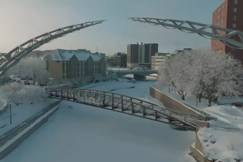 Check Out This Stunning Drone Footage Of Snowy Sioux Falls