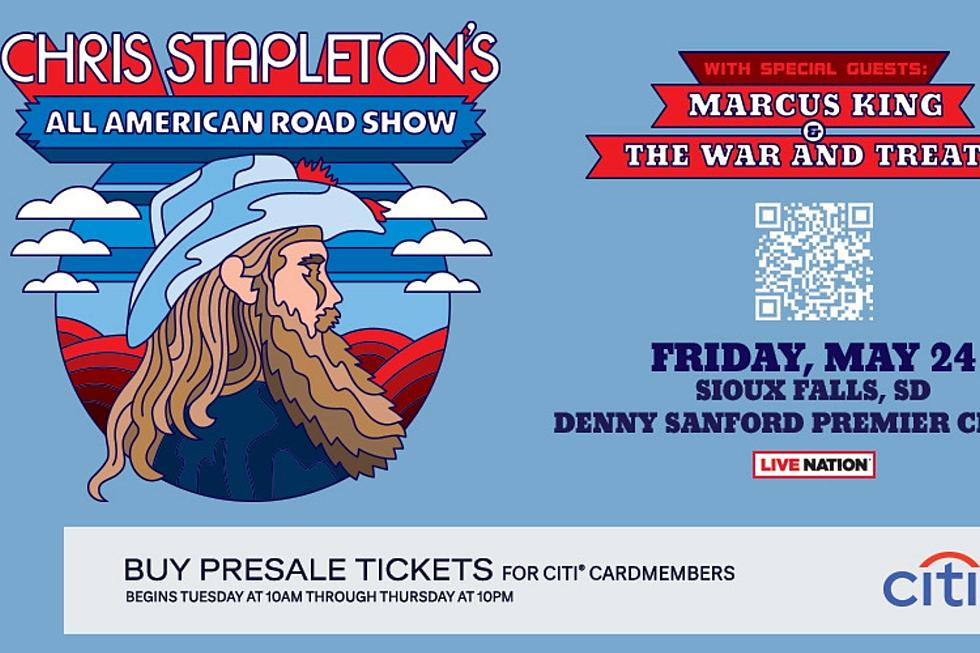 Chris Stapleton Coming to Sioux Falls in 2024