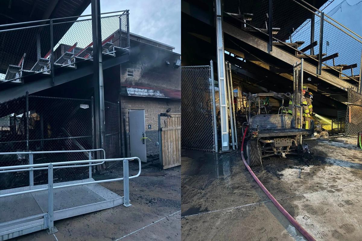 South Dakota Brandon Valley Baseball Stand ‘Total Loss' After Fire