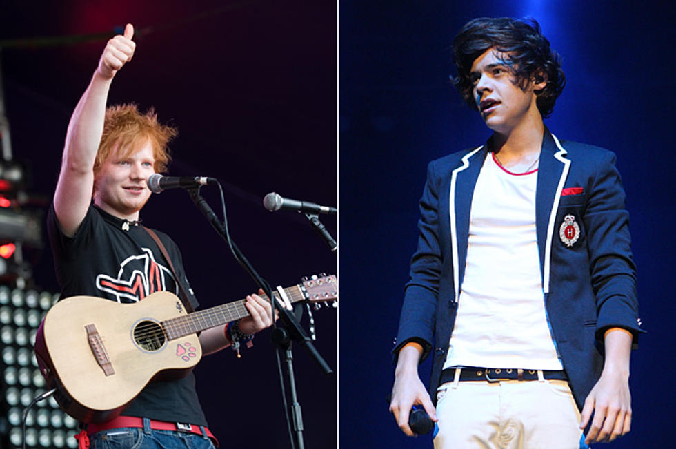 Ed Sheeran Says One Direction’s Harry Styles Is ‘Packing Heat’