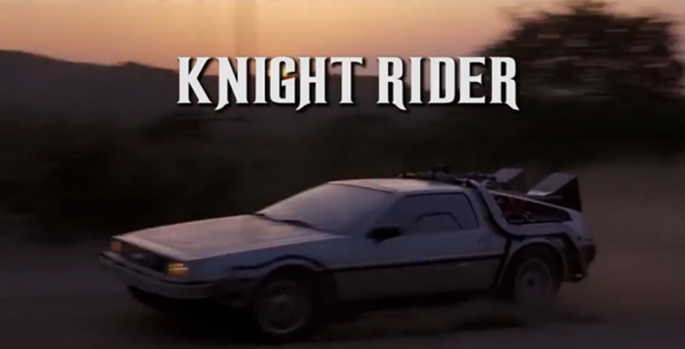 Knight Rider to the Future Video Mash-Up