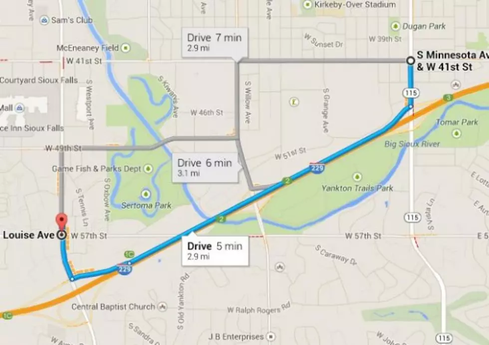 What is the Best Route Through Sioux Falls?