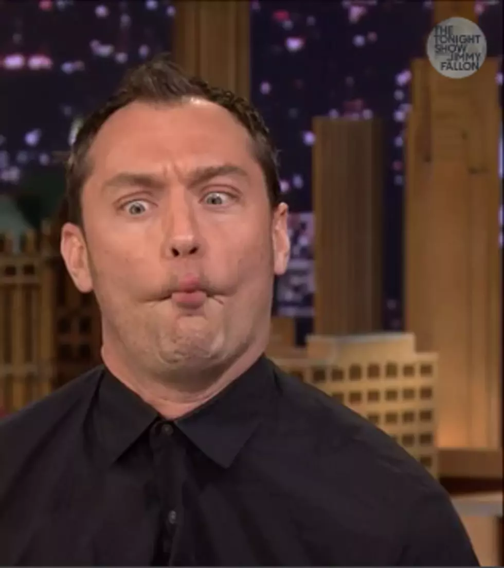 It’s Going to Get Stuck That Way! Watch Jimmy Fallon Have a Funny Face Off With Jude Law