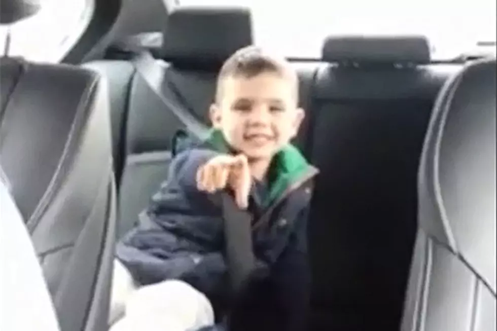 Dad Gets Son to Behave in Car by Scaring Him with Eject Button