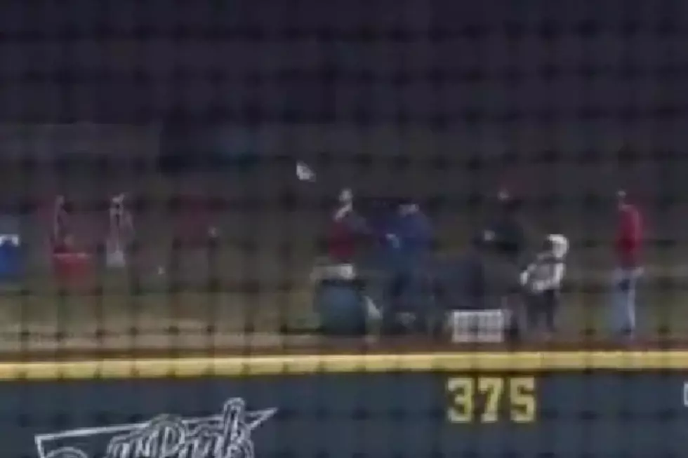 Baseball Fan Tries to Catch Home Run with Visor – Predictably Fails