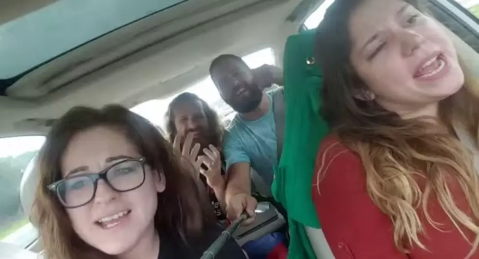 Tire Blows In the Middle of In-Car Singalong Video Shoot