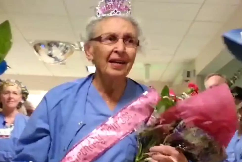 Oldest Working U.S. Nurse Turns 90 With Hospital Surprise Party